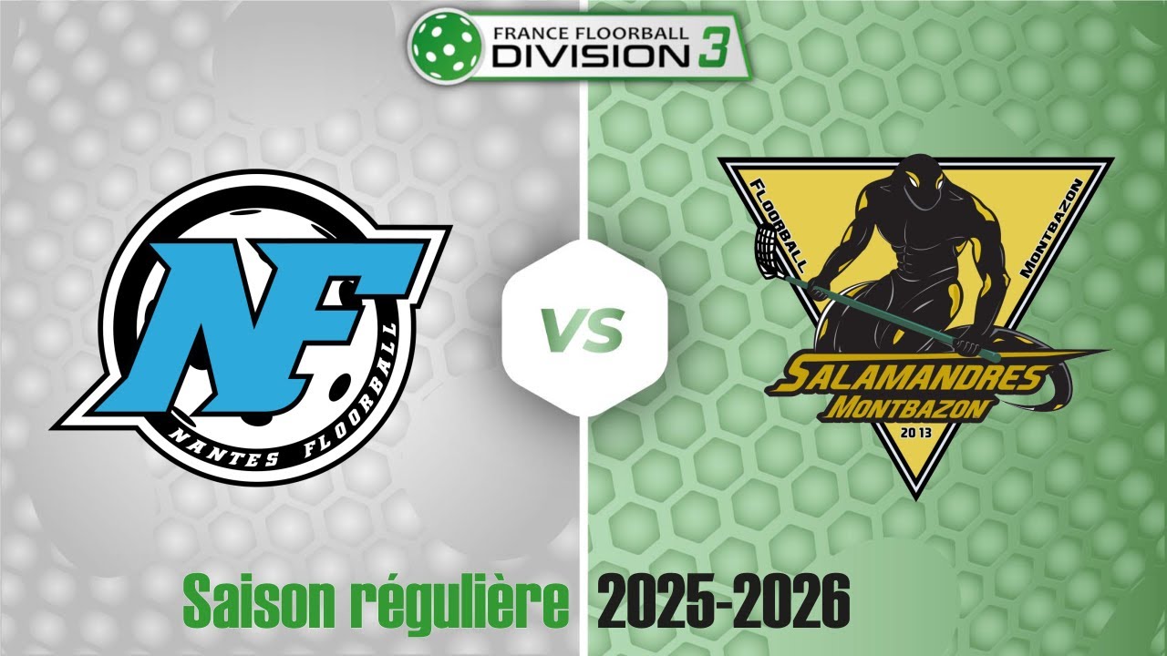 Floorball D3 / Ouest : Nantes 2 vs. Salamandres