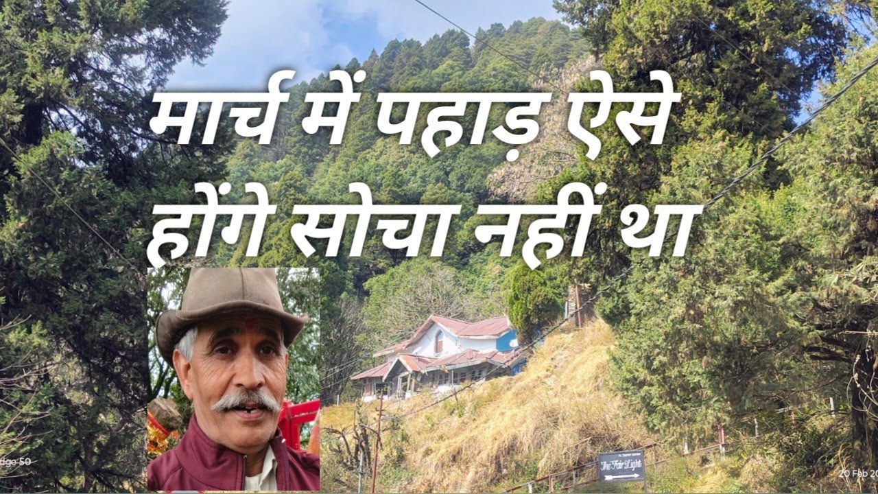 March mein pahad aise honge socha nahin tha#Vishva yuddh#naturevswar#Earthindanger#pahadinature