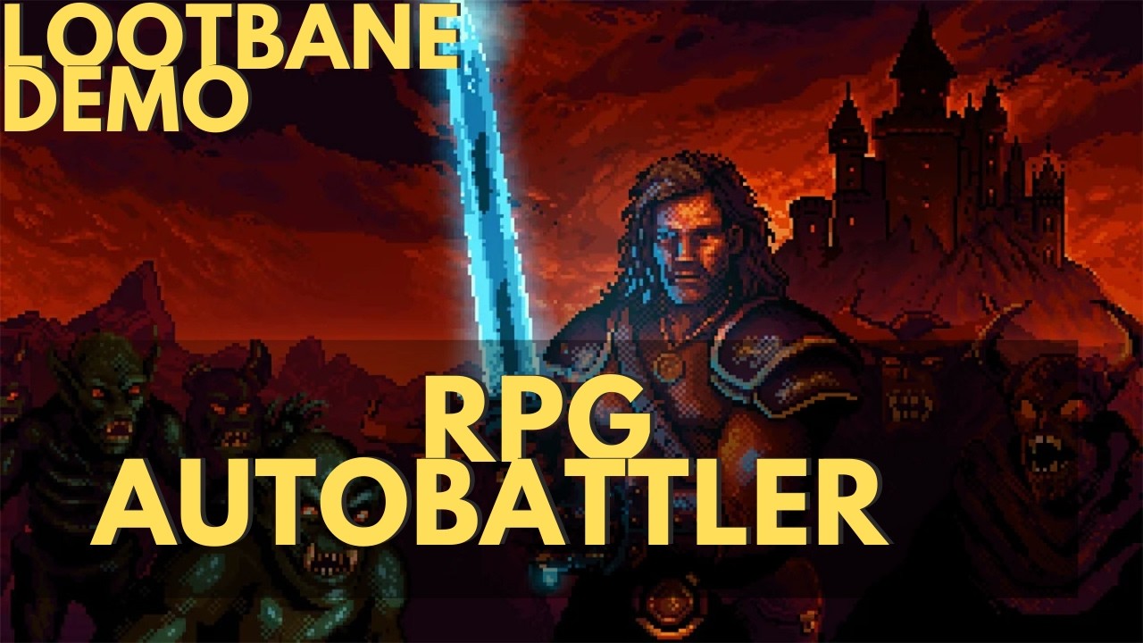 Testuję demo RPG Autobattler'a⚔️ Lootbane Demo Gameplay PL #1