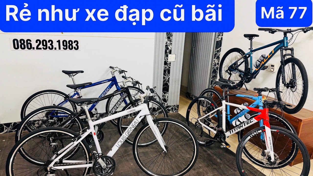 THANH LỸE ĐẠP hiệu Canada LÔ XE MỚI Louis Garneau siêu nhẹ XE ĐẠP CỐI NỔ TO Rẻ như xe đạp cũ Nhật