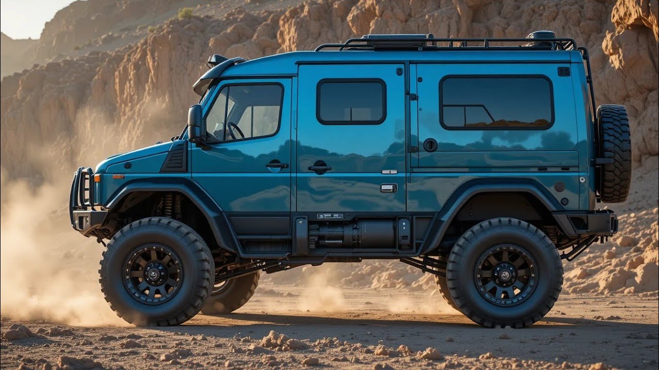2026 Mercedes Unimog Camper CYAN – The Ultimate 6x6 Expedition Truck of the Future! 🌍💎