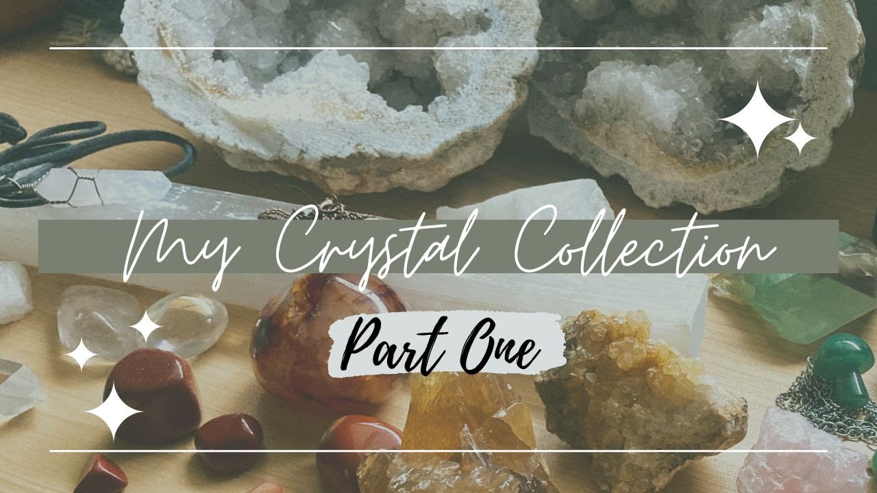 A Crystal Collection Tour ✨ | Part 1 | White & Clear, Black, and Red stones!!
