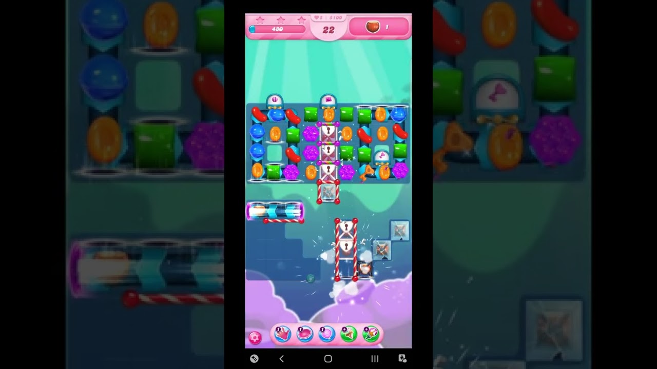 How to clear Candy Crush Saga Level 5100 without Boosters | Tips and Tricks
