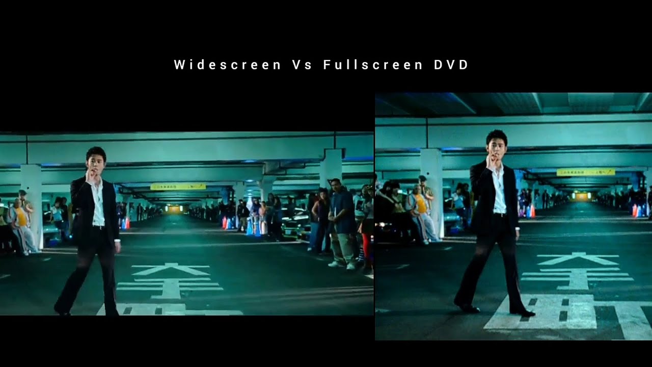 The Fast and The Furious Tokyo drift - Widescreen Vs Fullscreen DVD - 7