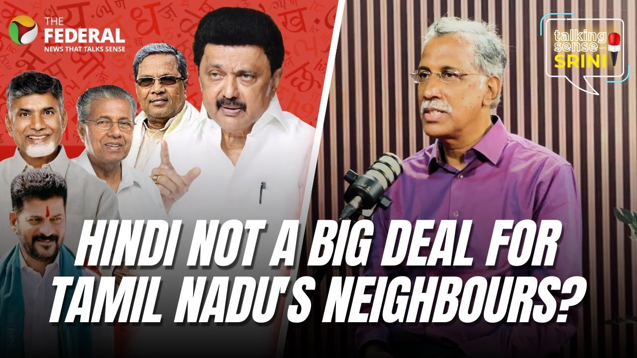 Why does South, except TN, have no problem with Hindi? | Talking Sense With Srini