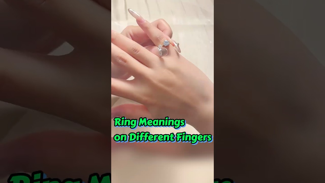 Значение колец на разных пальцах #изучениекитайского #китайскаякультура #кольцо #палец #стиль #тр...