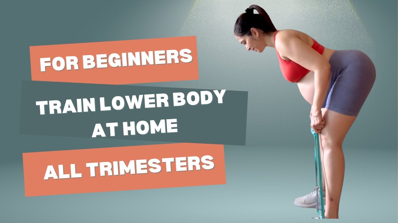 PRENATAL LOWER BODY EXERCISES| HOME WORKOUT|BEGINNERS| All TRIMESTER