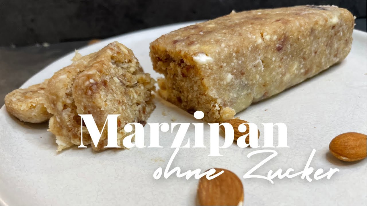 gesundes Marzipan selber machen - nur 2 Zutaten