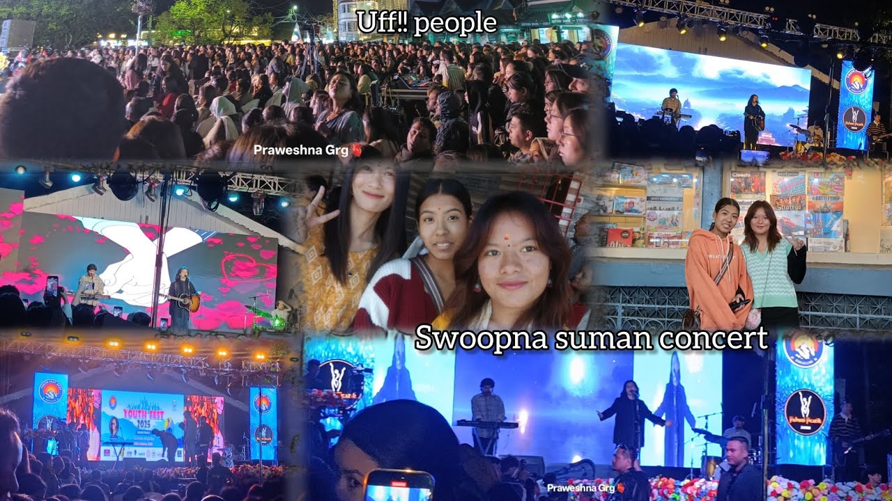 Swoopna Suman concert at Darjeeling 🤍🌷 went Tara mandir with sister 🪷🌟🎀