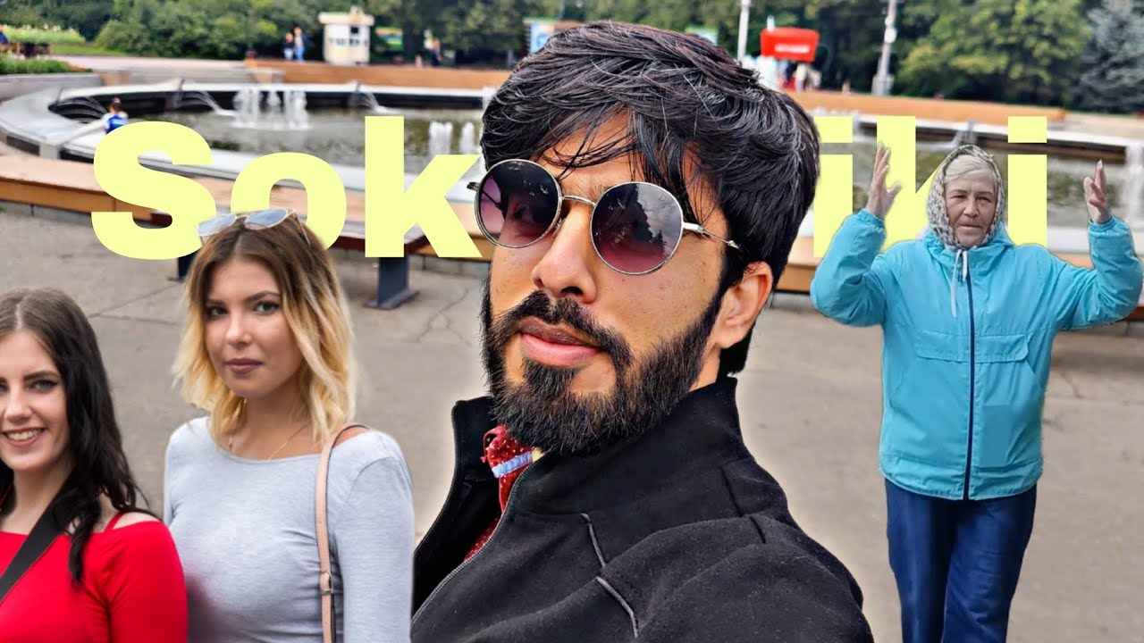 Serbian Lady ko Din me dance krte dekh lia. 🤣🤣🤣 #Sokolniki #moscow #serbian