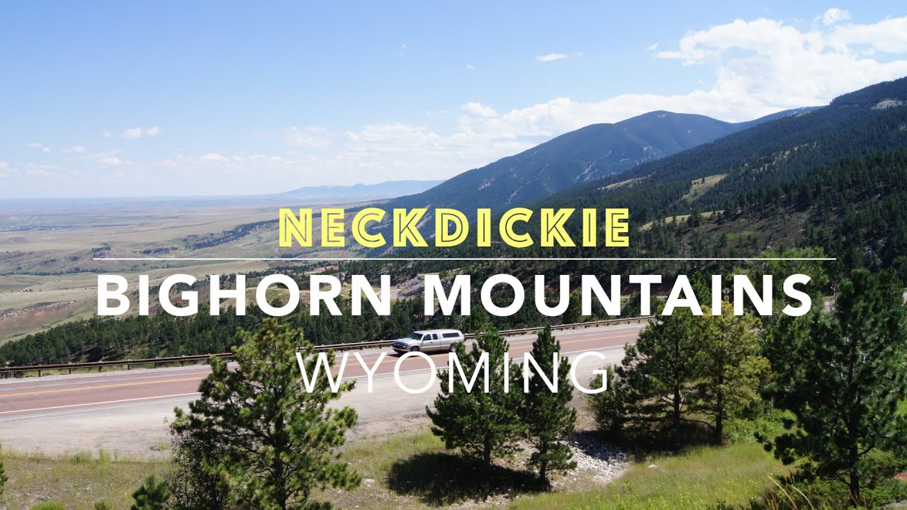 Highway 14 & Highway 14A over the Bighorn Mountains in Wyoming