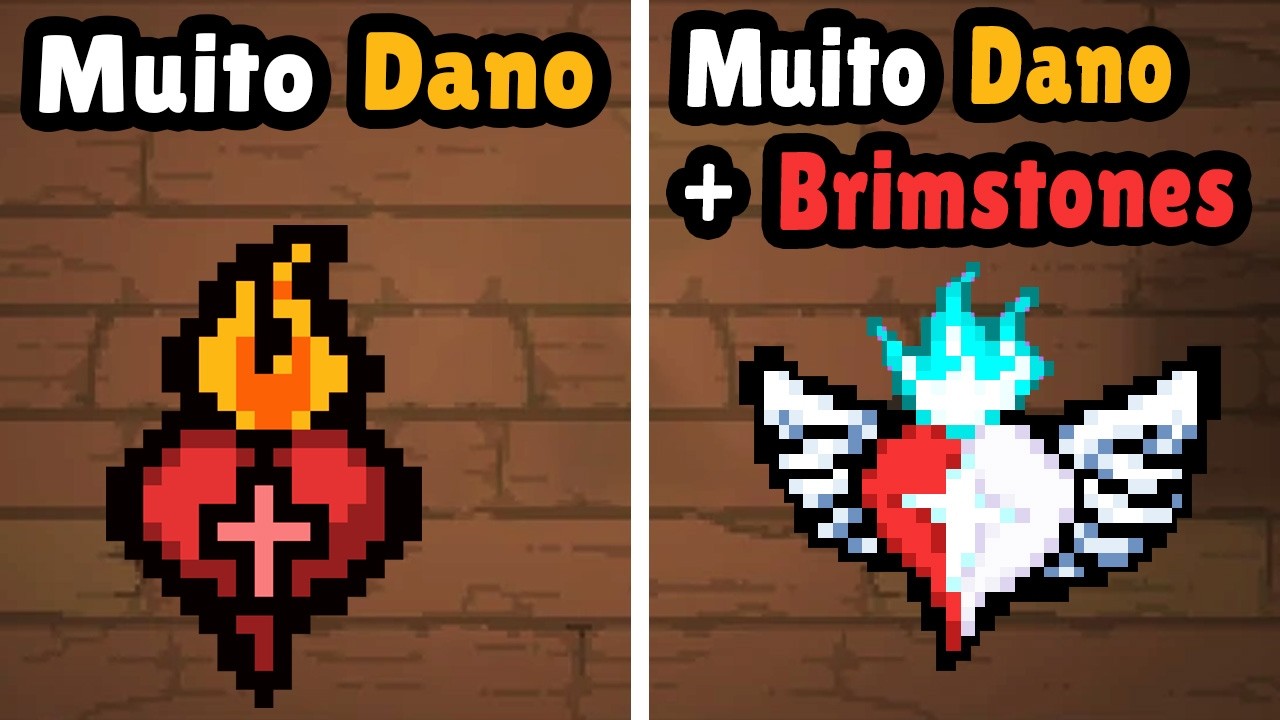 A Evolução DIVINA do Sacred Heart que Atira Brimstones - The Binding of Isaac Repentance+Beta
