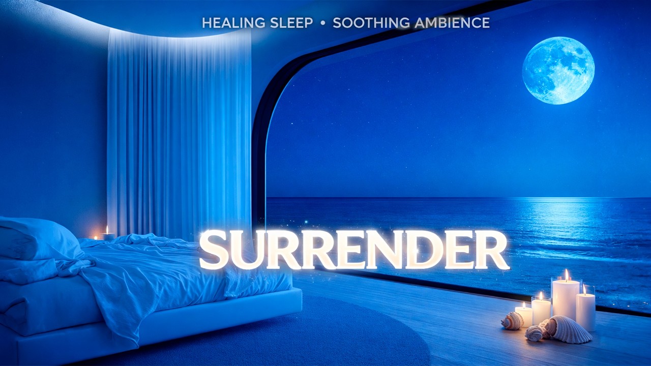 Midnight Tide: Immersive Night Surf & Celestial Stillness for Deep Sleep