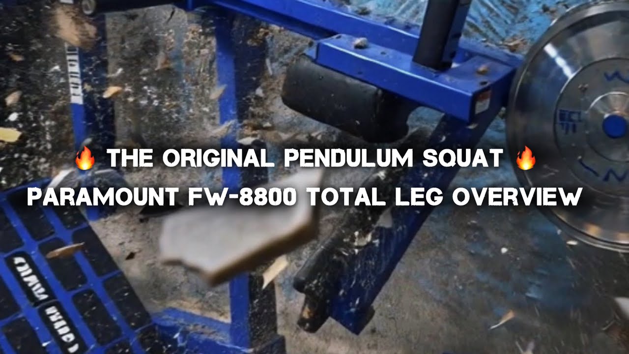 The ORIGINAL Pendulum Squat 🔥 | Paramount FW-8800 Total Leg Overview — Still KING of Leg Machines