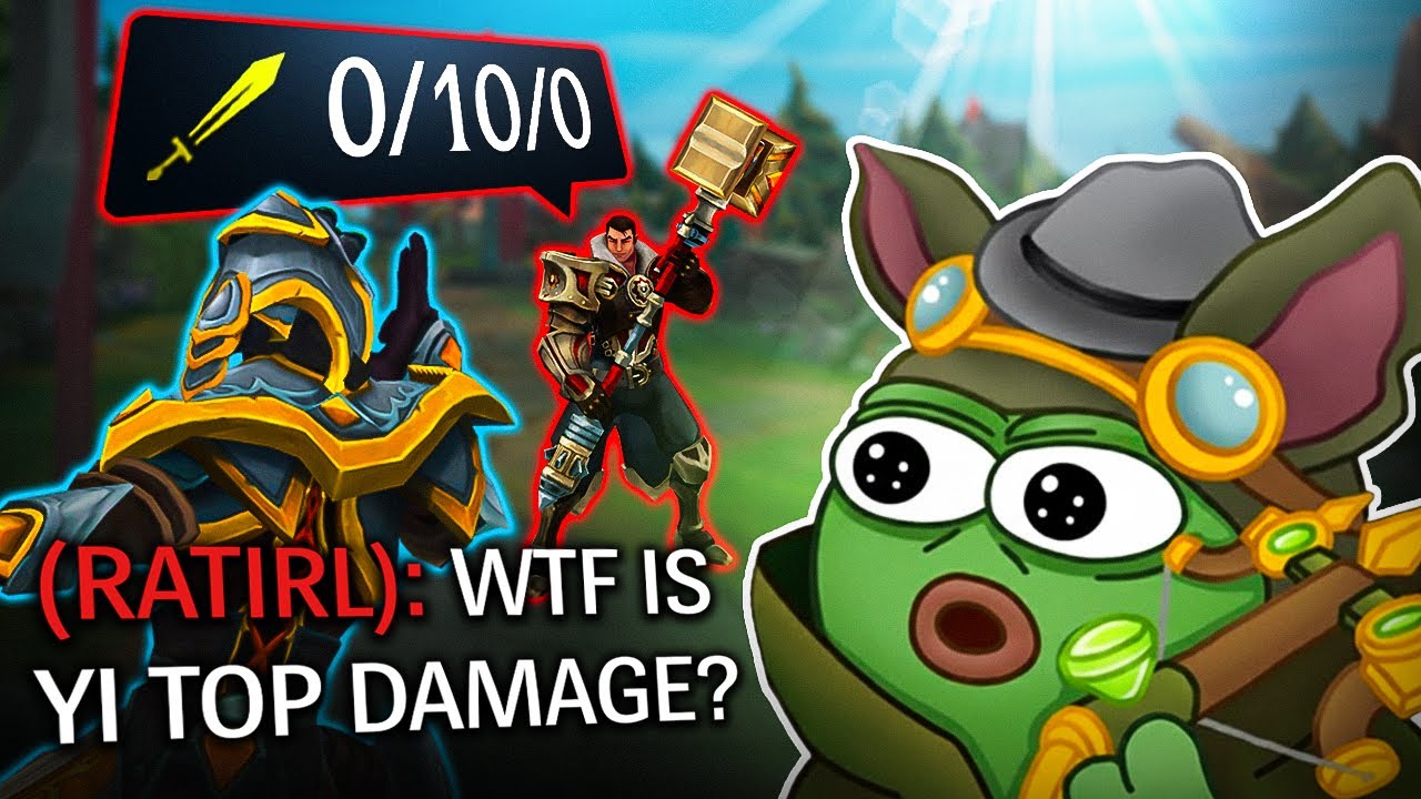 RATIRL gets the MASTER YI TOP experience.