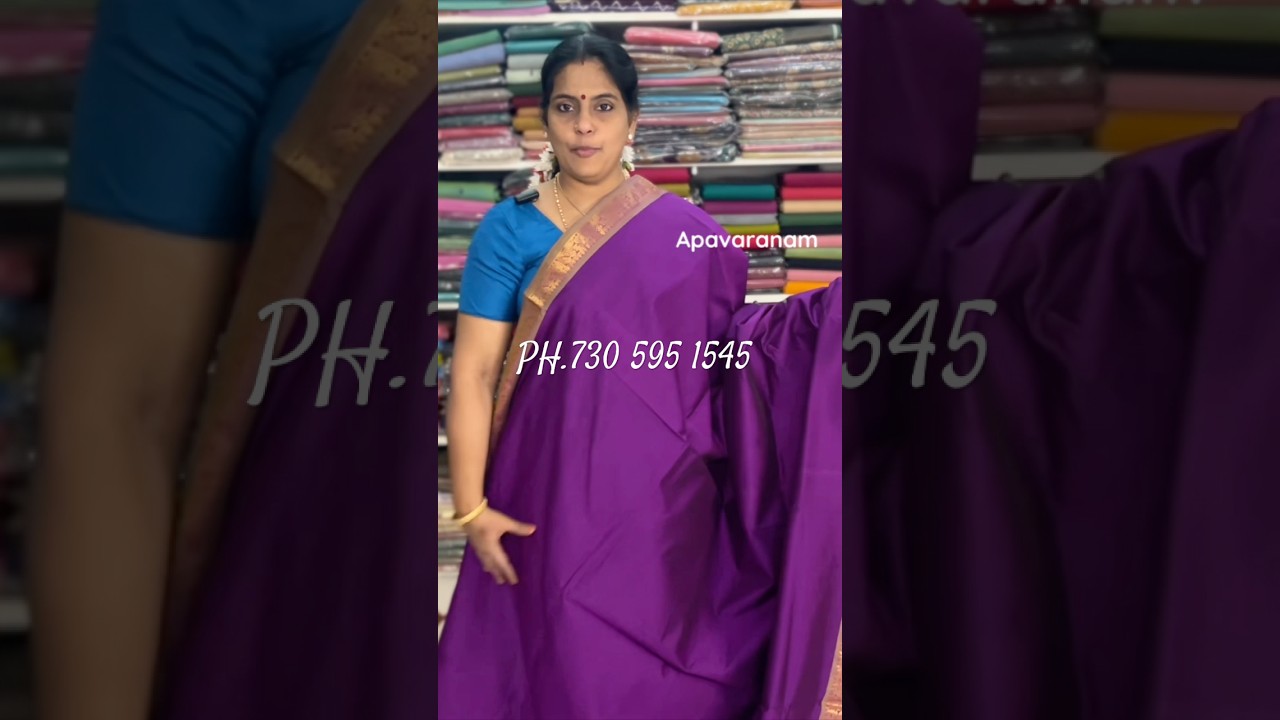 Semi silk cotton sarees| Apavaranam| #saree #shortsvideo