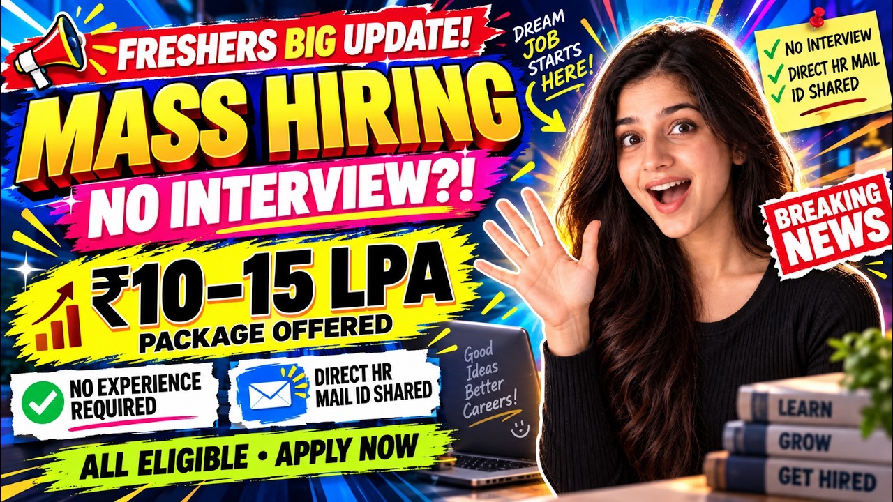 Remote Data Analyst Jobs for Freshers 2026 | Direct Test Hiring | No Resume Shortlisting |APPLY FAST