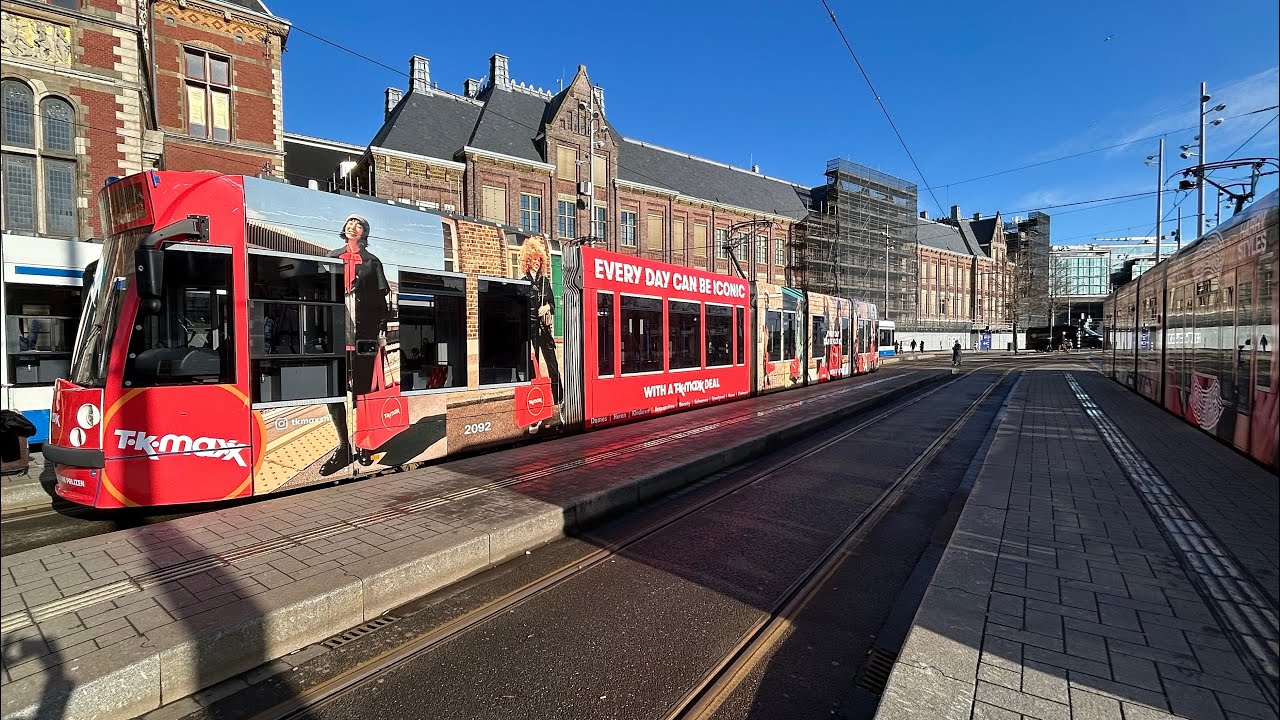 GVB Siemens Combino Reclame Tram 2092 - TK Maxx 