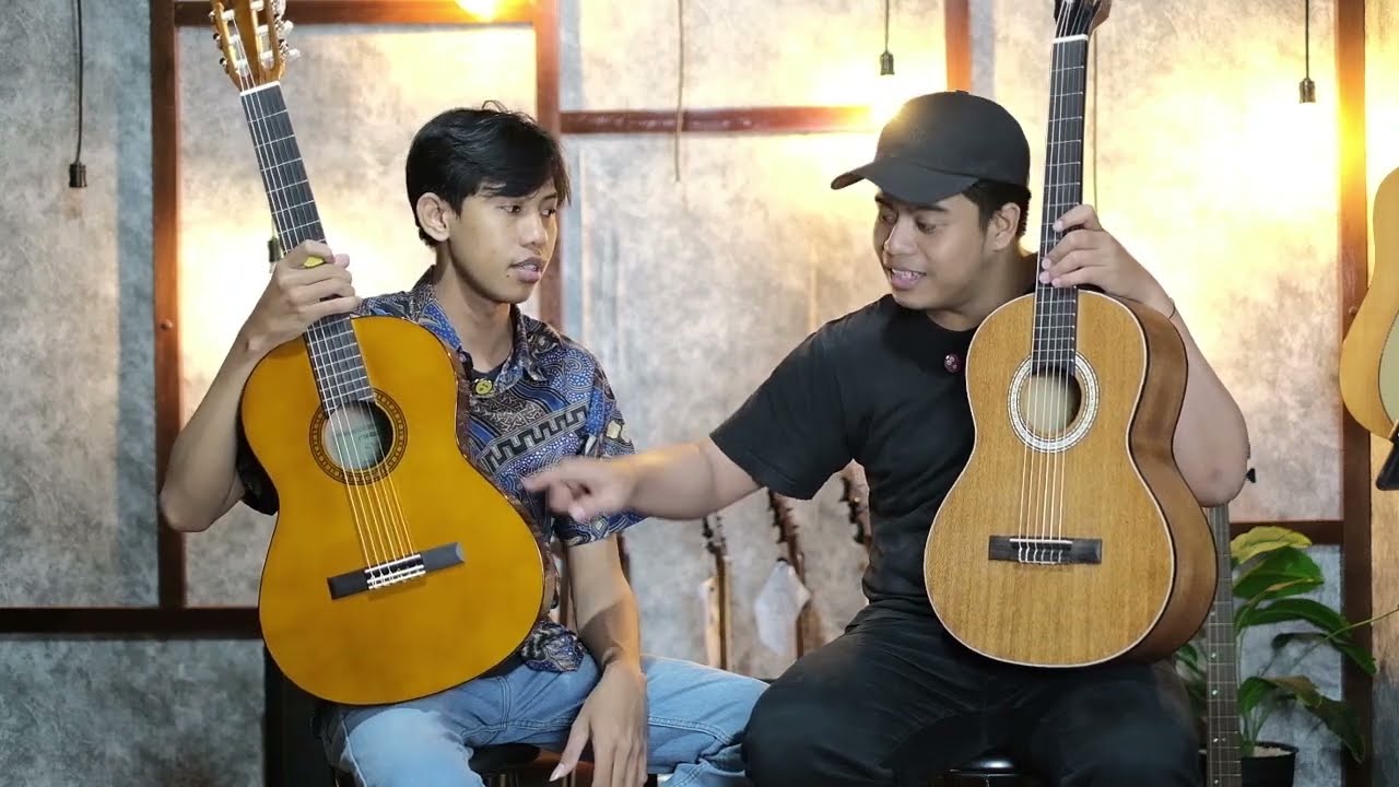 BATTLE GITAR KLASIK 3/4 YAMAHA CS40 VS COWBOY CG100