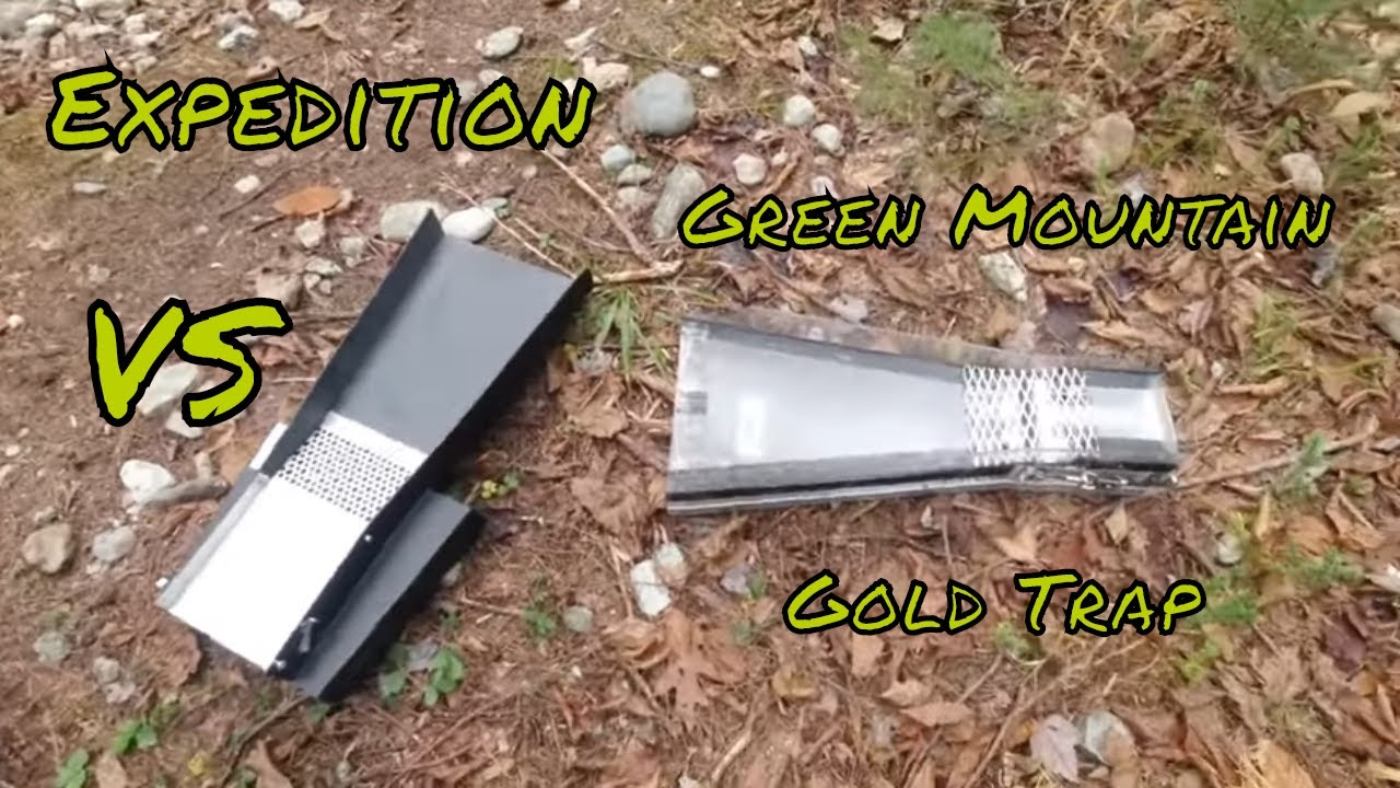 Gold panning vs video. It's the expedition vs the green mountain gold trap. who wins?