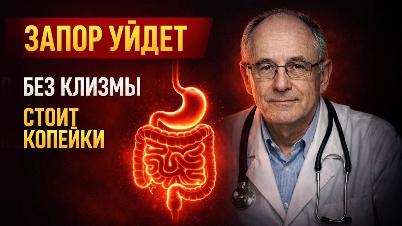 Выйдет до ТРЕХ КИЛОГРАММ КАМНЕЙ!  Мягкий способ убрать «грязный» кишечник (Без клизмы).