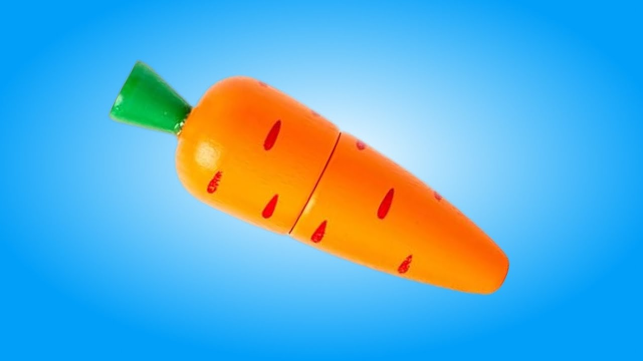 Learn Fruit Names and Vegetables Names for Kids with Toy Kitchen Cooking by Jambo Joy