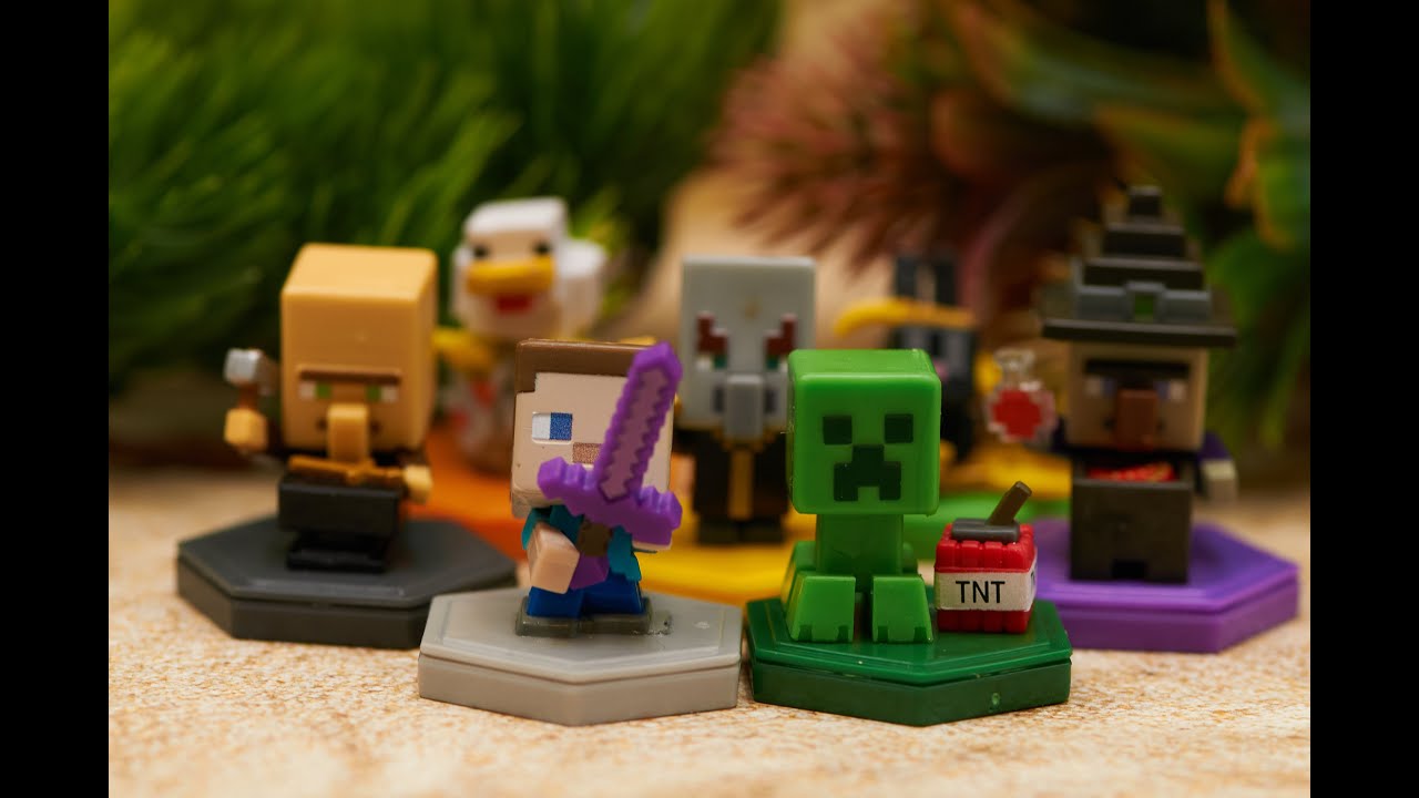 Обзор фигурок Minecraft Earth от Mattel