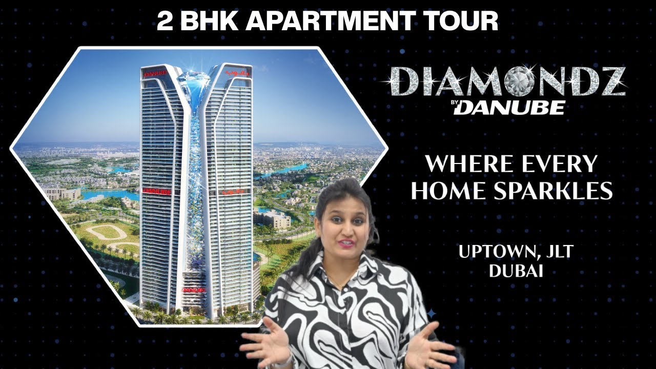 2 bhk Apartment Tour in dubai || Diamondz by Danube in JLT