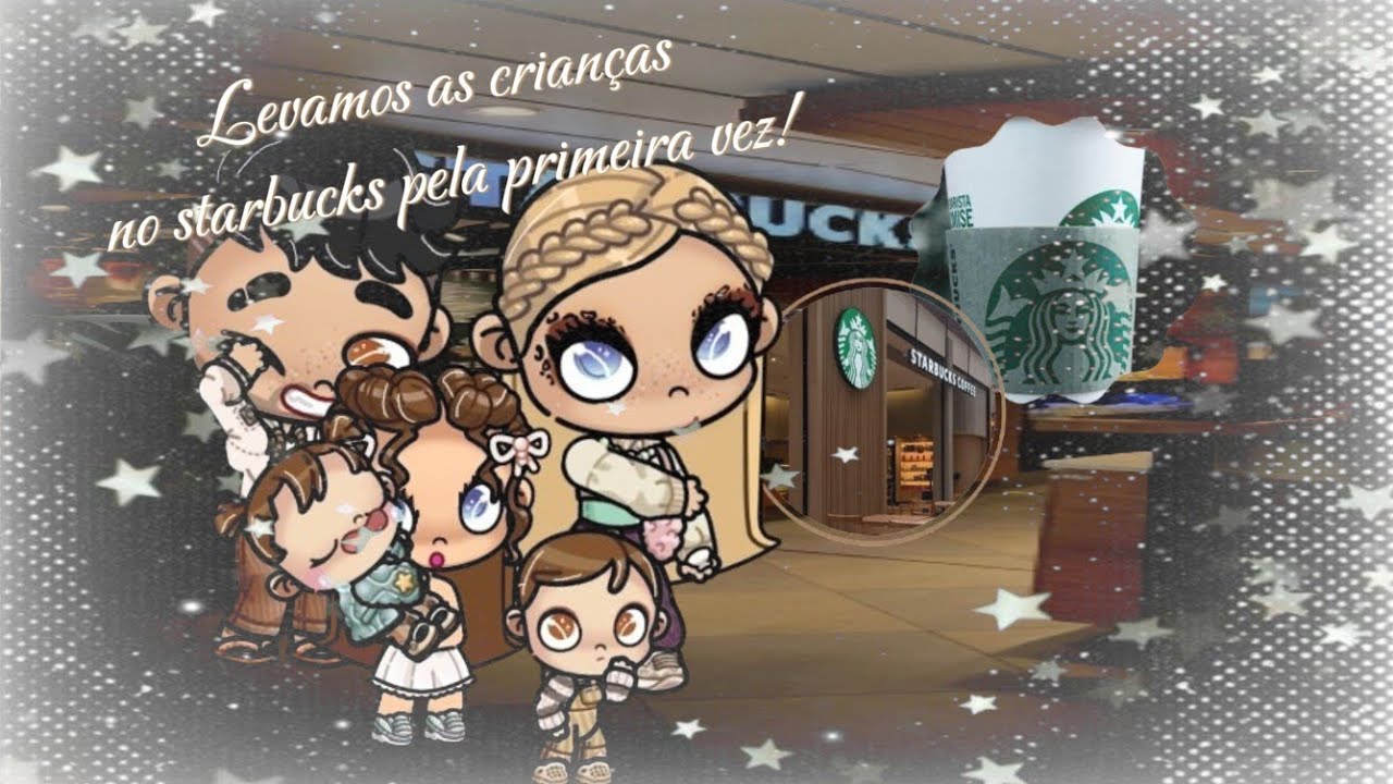 *aesthetic*Levamos as crianças no starbuks e deu errado😮‍💨🧋|avatar world|