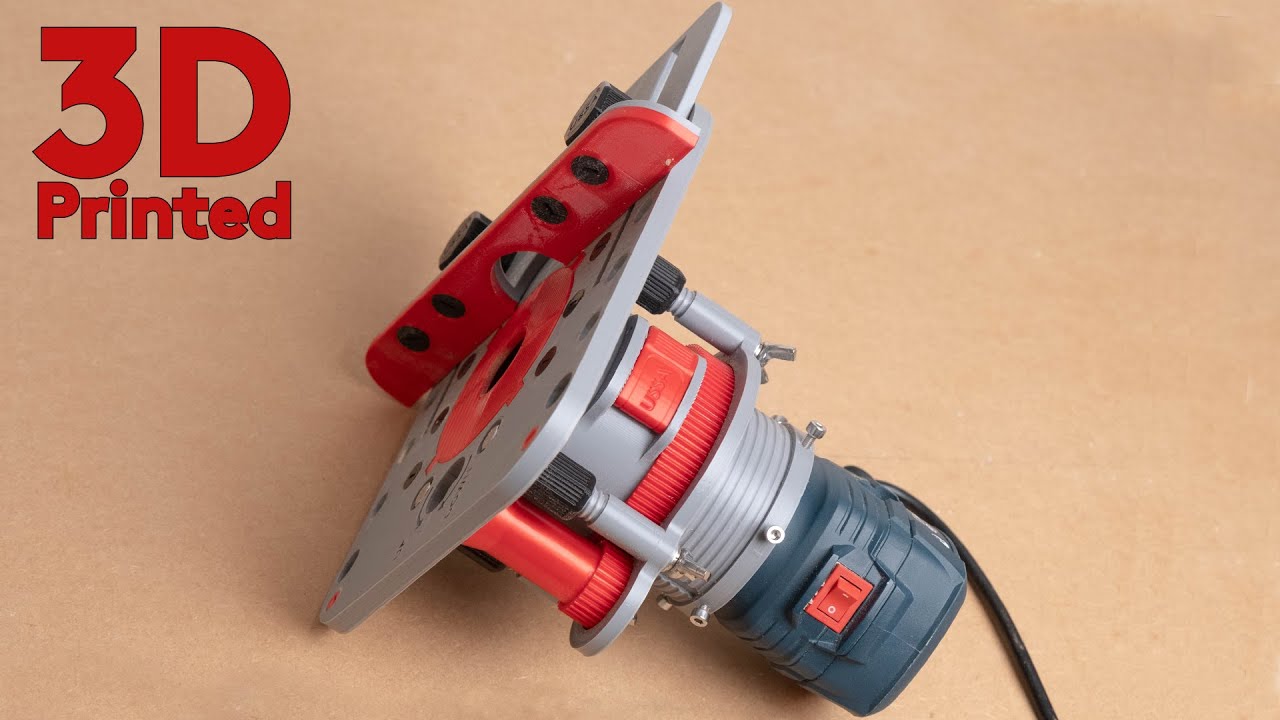 Router Lifter || 3D Printed