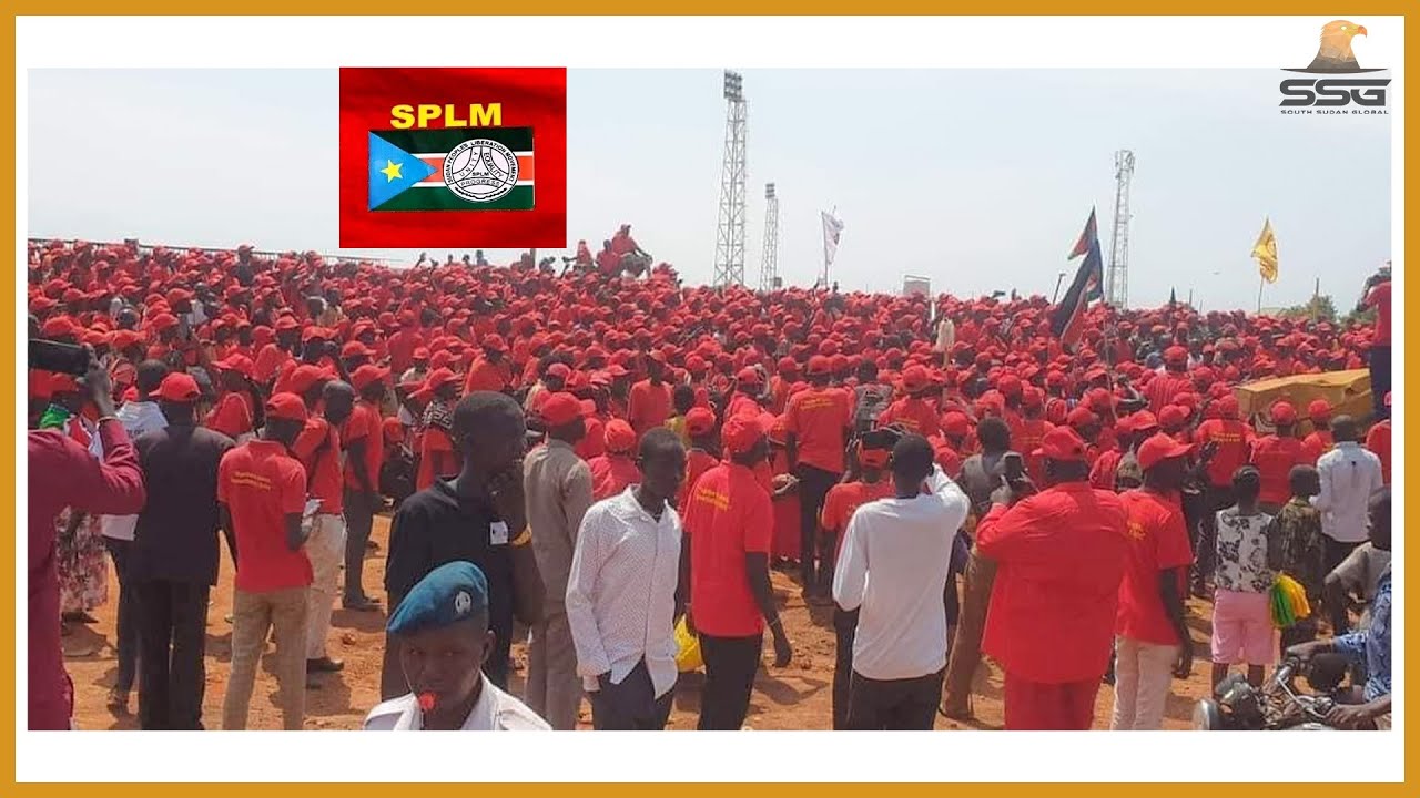 NBGS SPLM Supporters Storm Wau from Aweil on Foot for Mega Political Rally to Endorse President Kiir