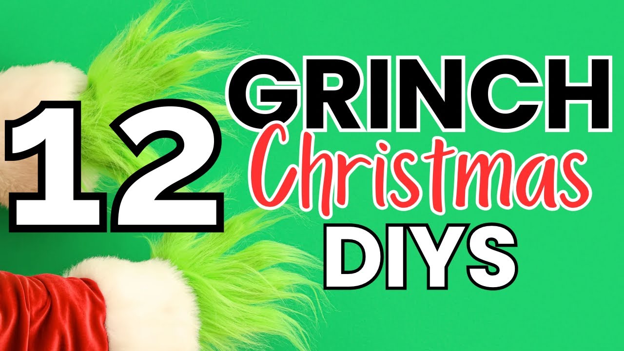 12 GRINCH DIYS That Stole My Heart | Christmas Crafts | Christmas in July