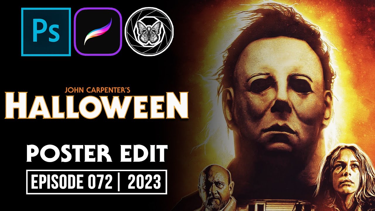 HALLOWEEN (1978) | PROCREATE /PHOTOSHOP SPEED ART | 072 | MISUNDERSTOOD PHOTOGRAPHY
