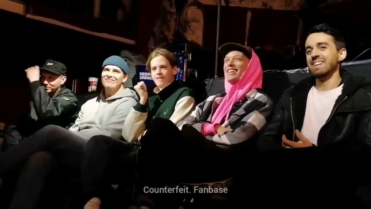 Counterfeit/Jamie Bower Q&A backstage with fans in Manchester 2019