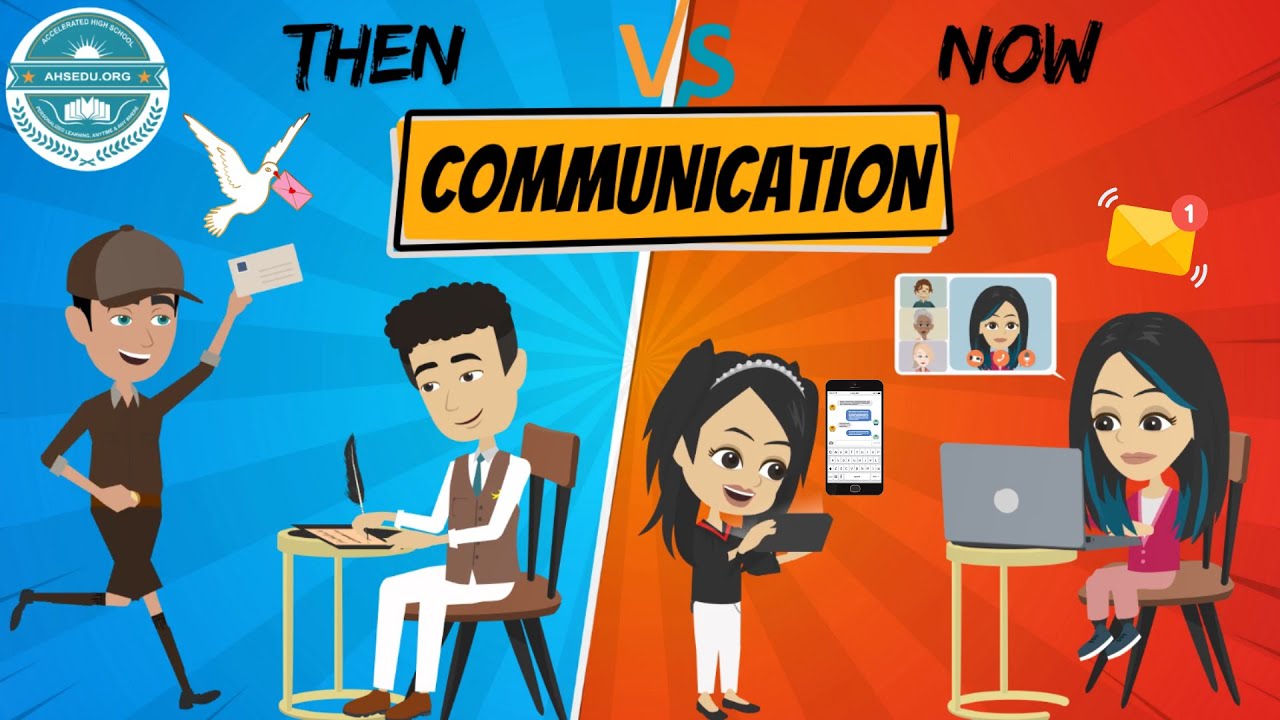 Learn Then and now Communication | Past and Present | The Captain AHS-show | Social Studies Lesson