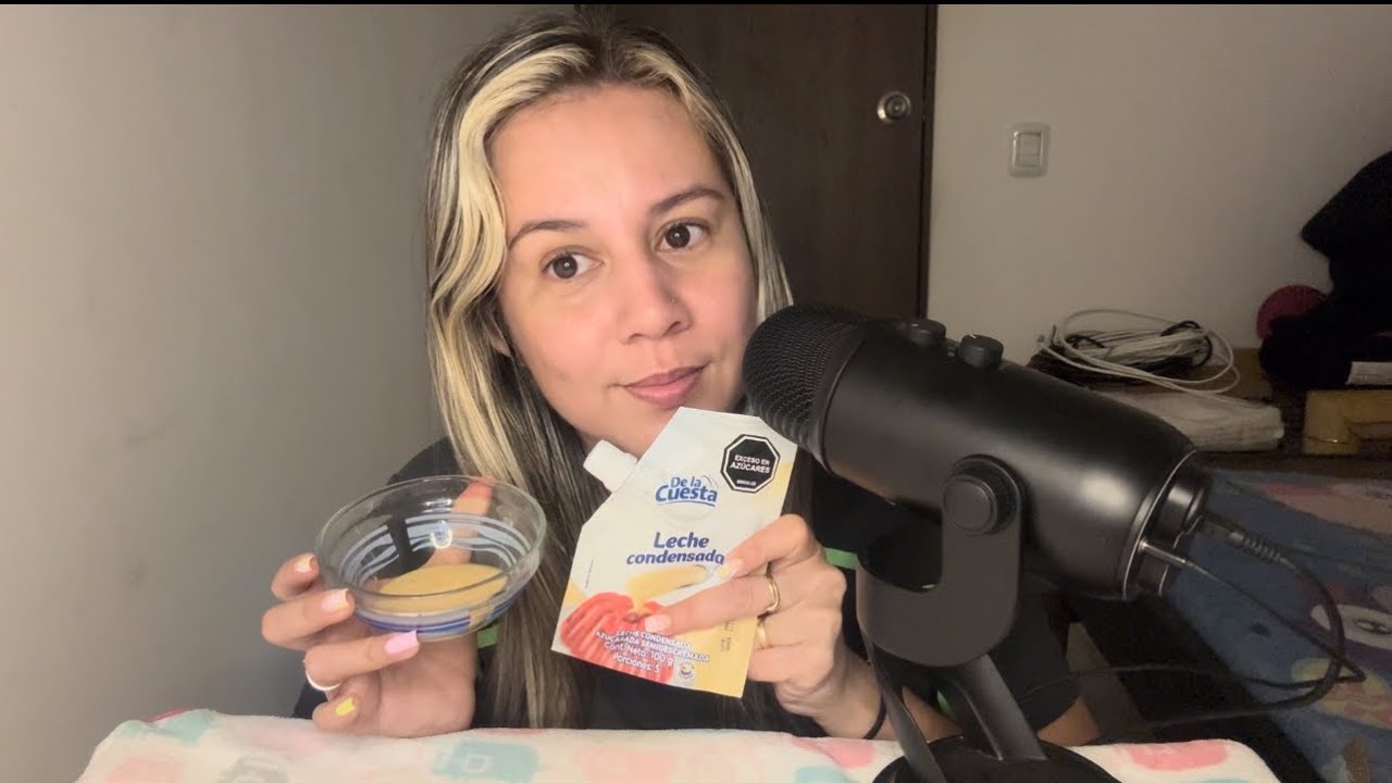 ASMR con leche condensada 😝