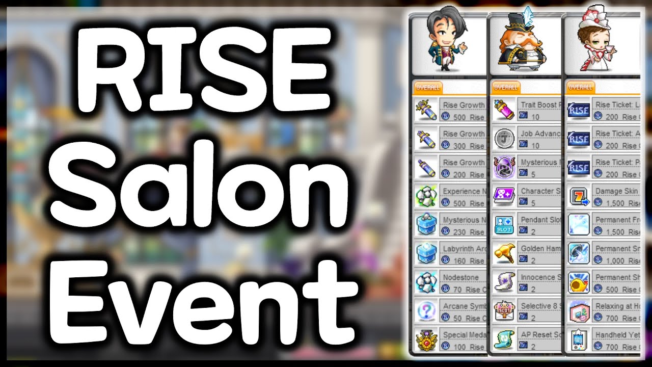 MapleStory RISE Salon Event Guide