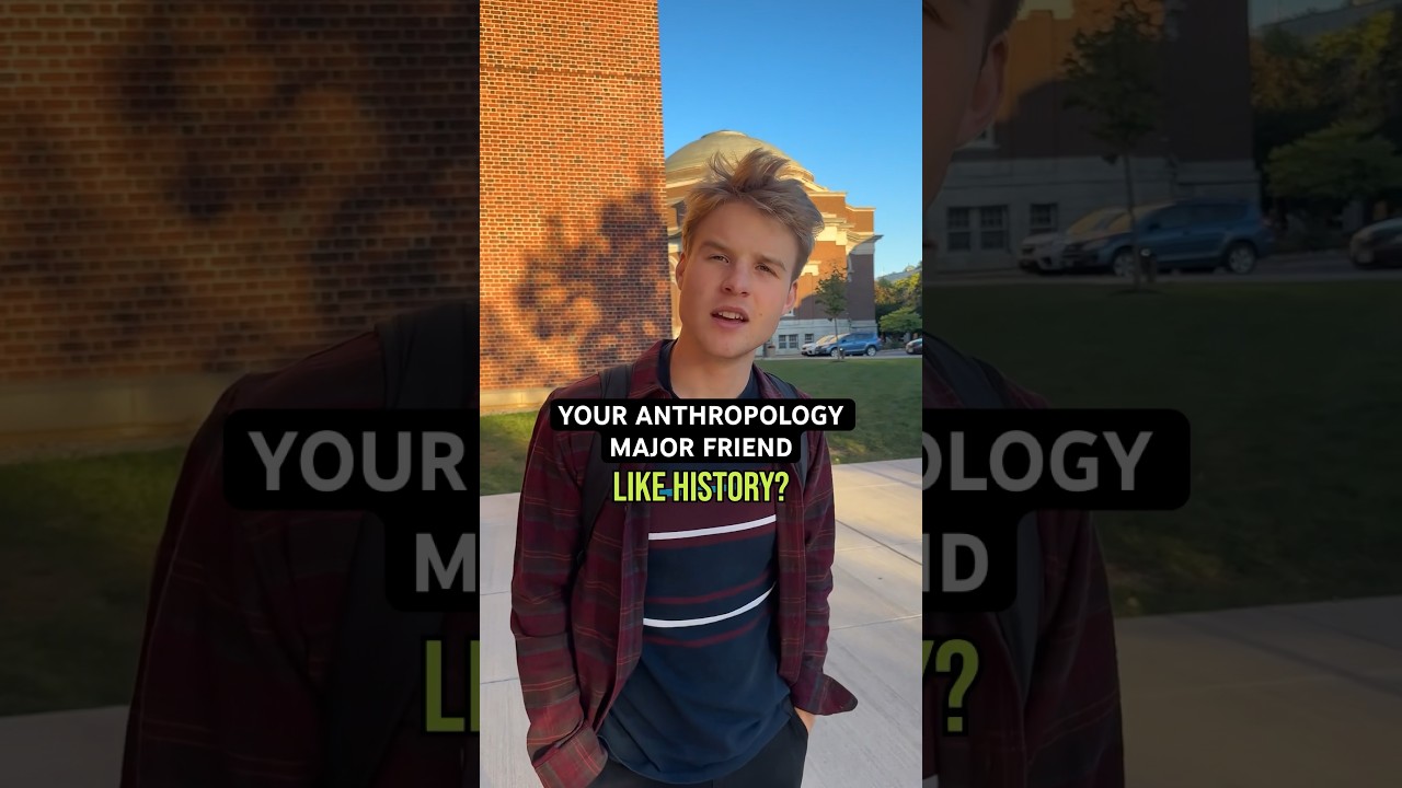 how did you know anthropology was a thing when you applied #collegelife #anthropology #collegemajors
