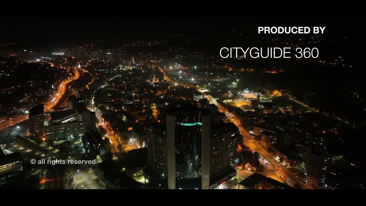 Tuzla, Bosnia and Herzegovina (drone, timelapse 4K)