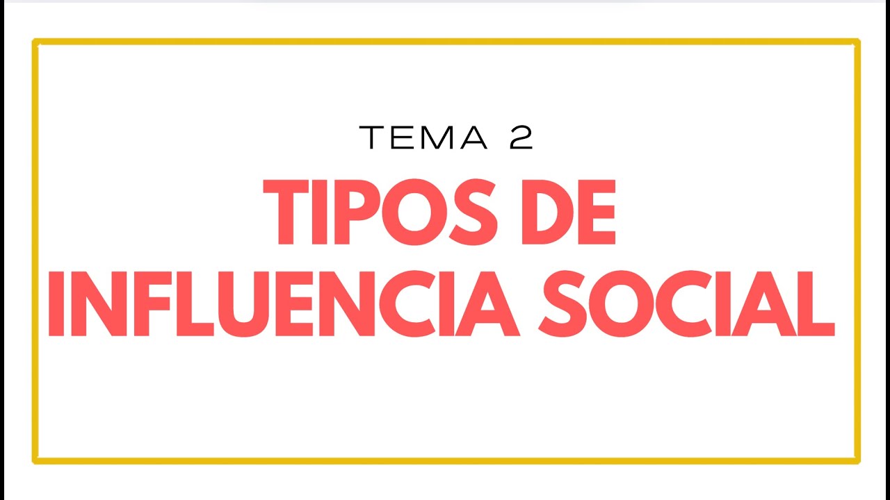 Tipos de influencia social | Psicolog&iacute;a Social II | Psicolog&iacute;a en podcast