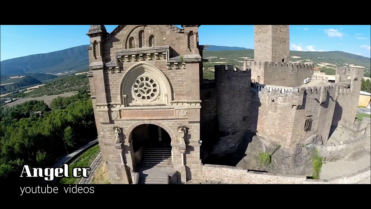 Castillo de Javier  A Vista de Dron/  Navarra.