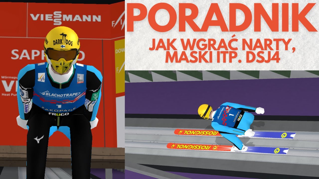 JAK WGRAĆ NARTY, MASKI I INNE TEKSTURY DO DSJ4? PORADNIK