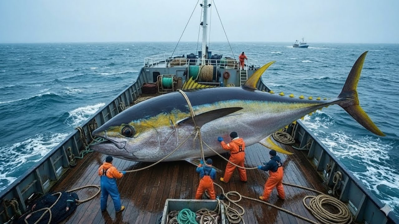 Giant Bluefin Tuna From the Deep Sea – How Fishermen Make $500,000 in 7 Days | Deep Sea Creatures