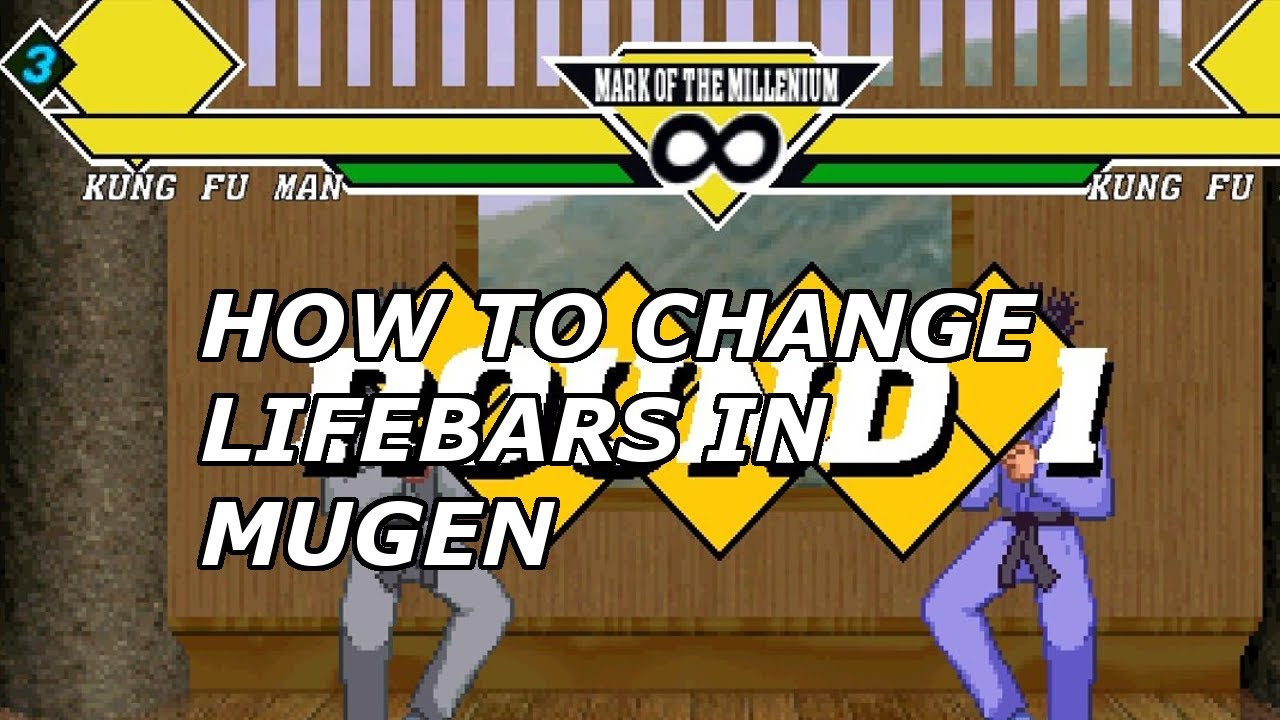 Mugen Tutorial Как изменить полоски здоровья