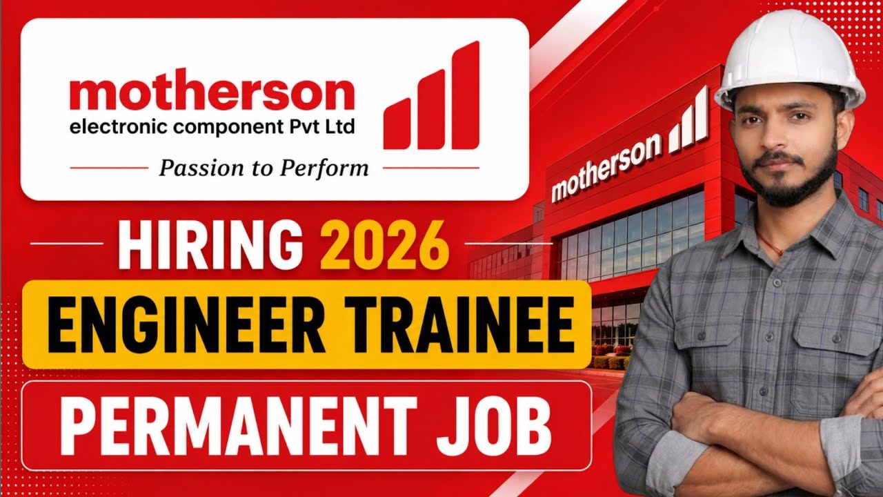Motherson Recruitment 2026 | Diploma, BCom, BCA, BSc Jobs | Apply Now