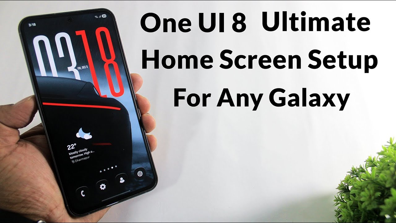 Установка главного экрана ONE UI 8 ULTIMATE без GOOD LOCK