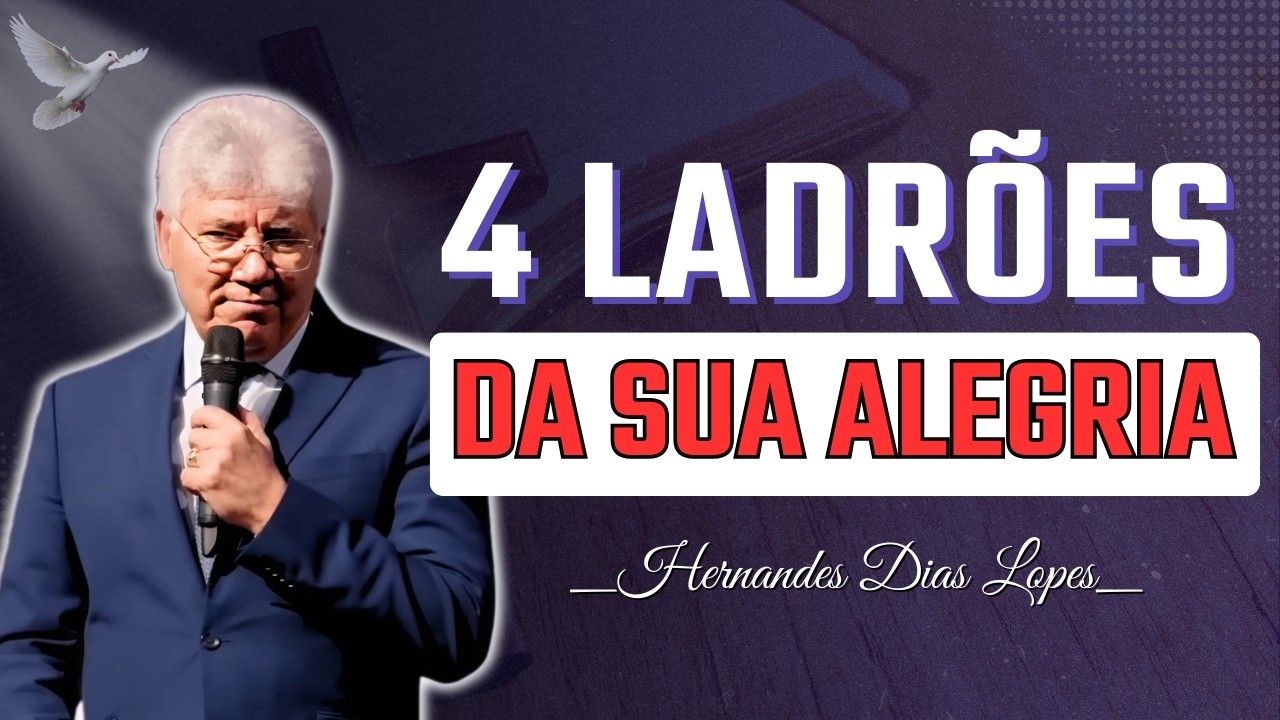 4 Ladrões que Roubam Sua Alegria — E Como Vencê-los | Hernandes Dias Lopes