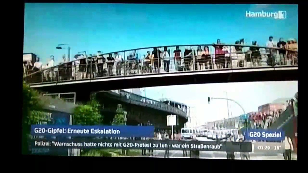 Milit&auml;rfahrzeuge in Hamburg / G20 / Ein Parkplatzproblem der Bundeswehr (BESSERE SOUNDQUALIT&Auml;T)