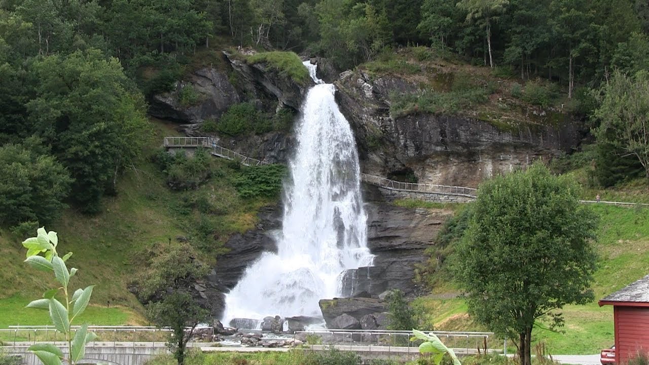 Steinsdalsfossen waterfall Norway
