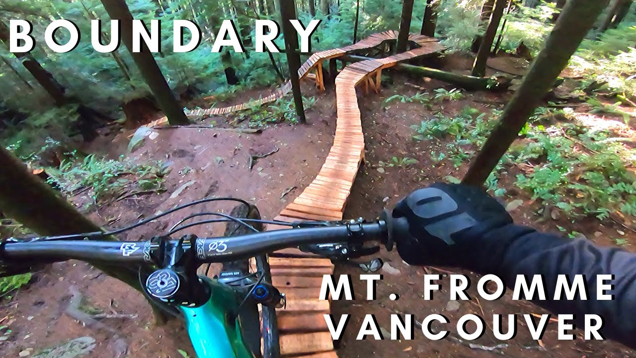Mountian Biking Mt. Fromme's Classic 'Boundary' Trail